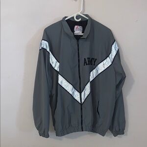 Skilcraft IPFU Jacket X-Large Regular Reflective PT Wind Breaker Army Gray
